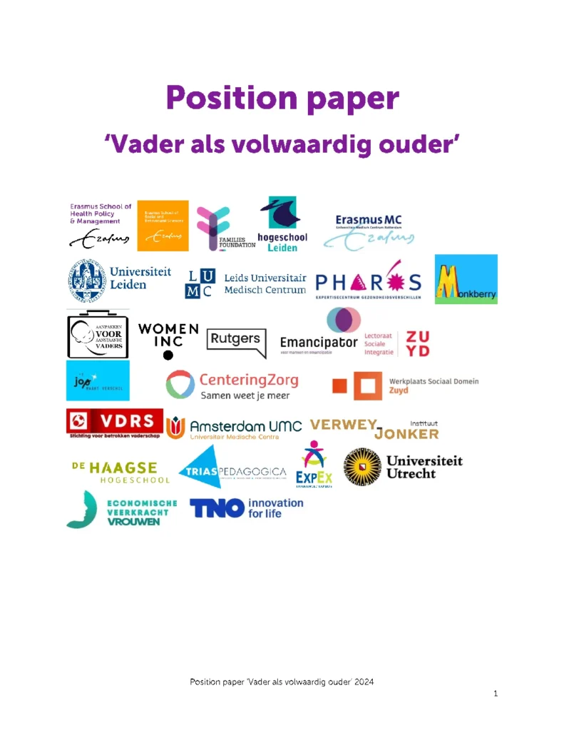 Position Paper Vader als Volwaardige Ouder