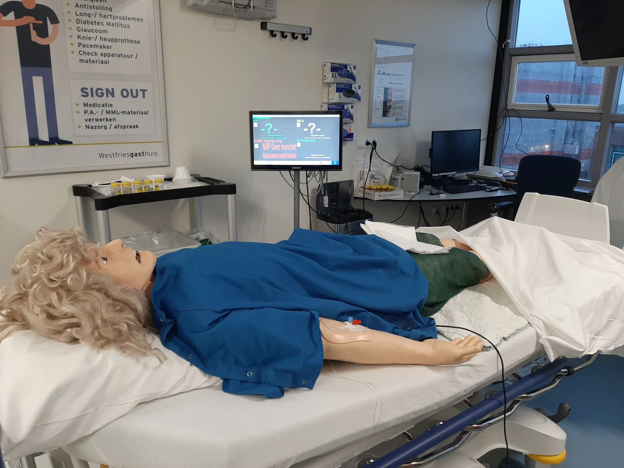 Simulatieruimte voor een CRM-training